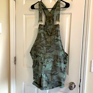 Army camo Sexy Overalls